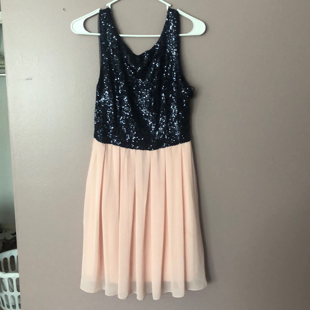 🤩 BUY 3 GET 1 FREE🤩 blue and pink sequins dress!
